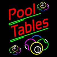Pool Tables Neontábla