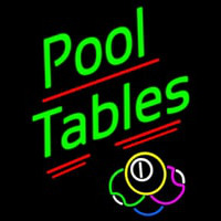 Pool Tables With Ball Neontábla