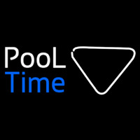 Pool Time With Billiard Neontábla