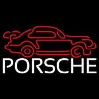 Porsche Car Neontábla