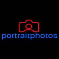 Portrait Photo With Camera Neontábla