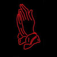 Praying Hands Neontábla