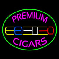 Premium Cigars Logo Neontábla