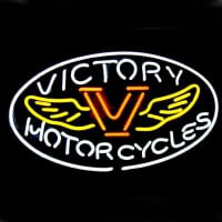 Professional Motorcycles Victory Shop Open Neontábla