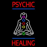 Psychic Health With Blue Line Neontábla