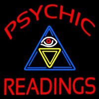 Psychic Readings Logo Neontábla