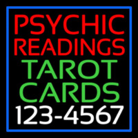 Psychic Readings Tarot Cards With Phone Number Neontábla