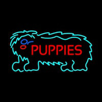 Puppies Block 1 Neontábla