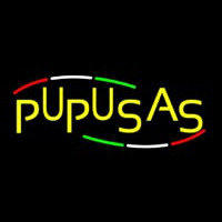 Pupusas Neontábla