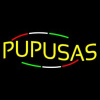 Pupusas Neontábla