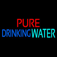 Pure Drinking Water Neontábla