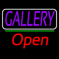 Purle Gallery With Open 2 Neontábla