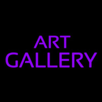 Purple Art Gallery Neontábla