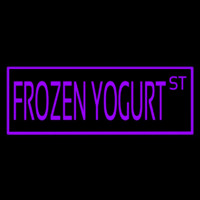 Purple Frozen Yogurt Neontábla