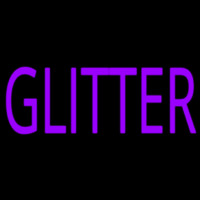 Purple Glitter Neontábla