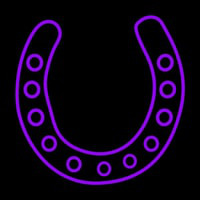 Purple Horseshoe Neontábla