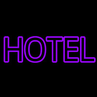 Purple Hotel Neontábla