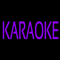 Purple Karaoke Block 1 Neontábla