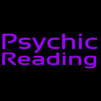 Purple Psychic Reading Neontábla