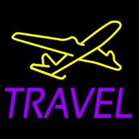 Purple Travel Neontábla