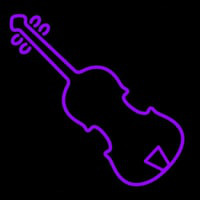 Purple Violin Neontábla