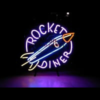 ROCKET DINER Neontábla