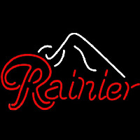 Rainier Ice Mountain Beer Sign Neontábla