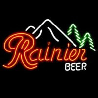 Rainier Sör Kocsma Nyitva Neontábla