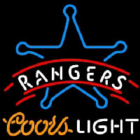 Rangers Coors Light Neontábla