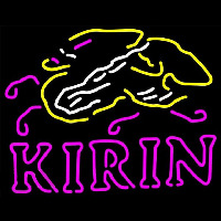 Rare Anheuser Busch Budweiser Kirin Dragon Man Cave Light Beer Sign Neontábla