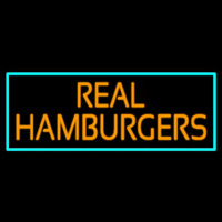 Real Hamburgers Neontábla