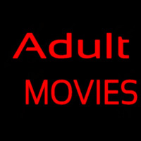 Red Adult Movies Neontábla