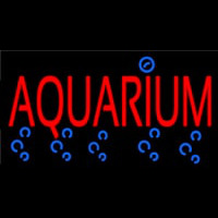 Red Aquarium Neontábla
