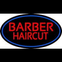 Red Barber Haircuts Neontábla