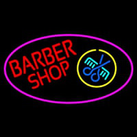 Red Barber Shop Neontábla