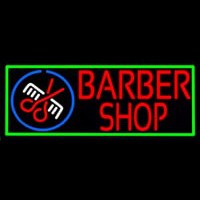Red Barber Shop Neontábla