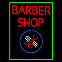 Red Barber Shop Neontábla