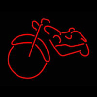 Red Bike Logo Neontábla