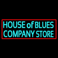 Red Border House Of Blues Company Store Neontábla