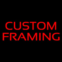 Red Custom Framing 1 Neontábla