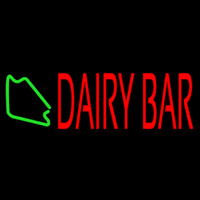 Red Dairy Bar Neontábla