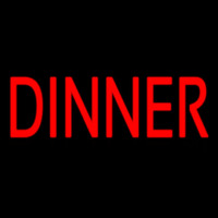 Red Dinner Neontábla