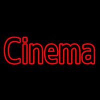 Red Double Stroke Cinema Neontábla