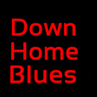 Red Down Home Blues Neontábla