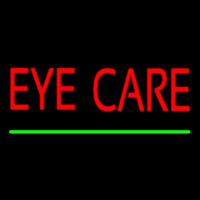 Red Eye Care Green Line Neontábla