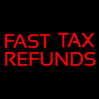 Red Fast Ta  Refunds Neontábla