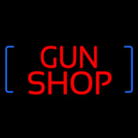 Red Gun Shop Neontábla