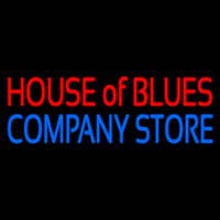 Red House Of Blues Blue Company Store Neontábla