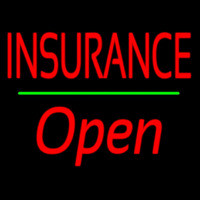 Red Insurance Open Green Line Neontábla