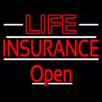 Red Life Insurance Open Neontábla